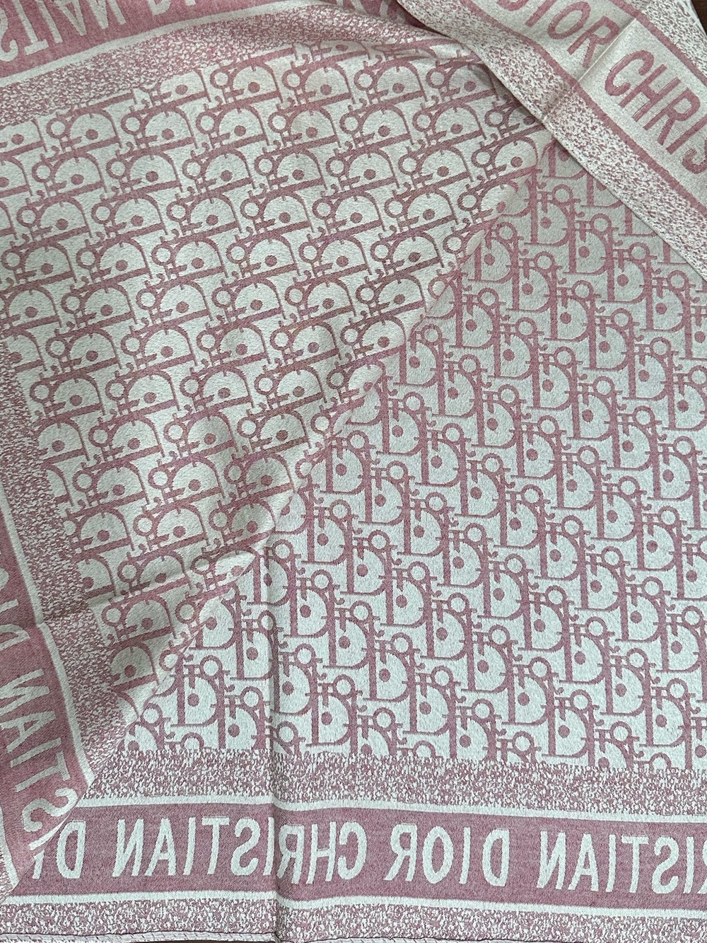 New Dior logo square scarf 38”x38”
